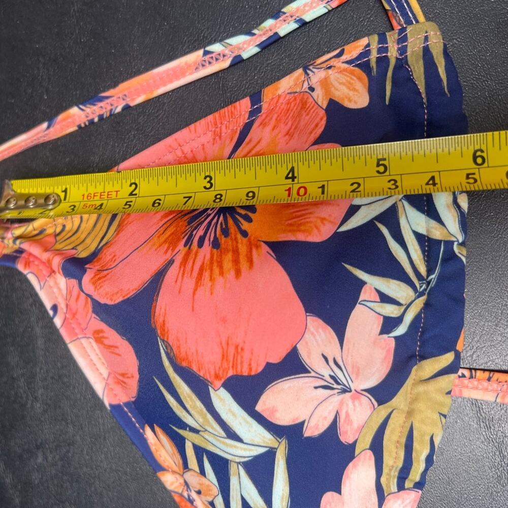 NWT Heat XL Swim Top Pink Adjustable Floral Bikini - Picture 4 of 5